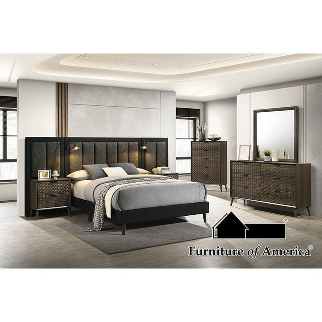 Furniture of America Chalfont 4 Pc. Queen Bedroom Set+WP