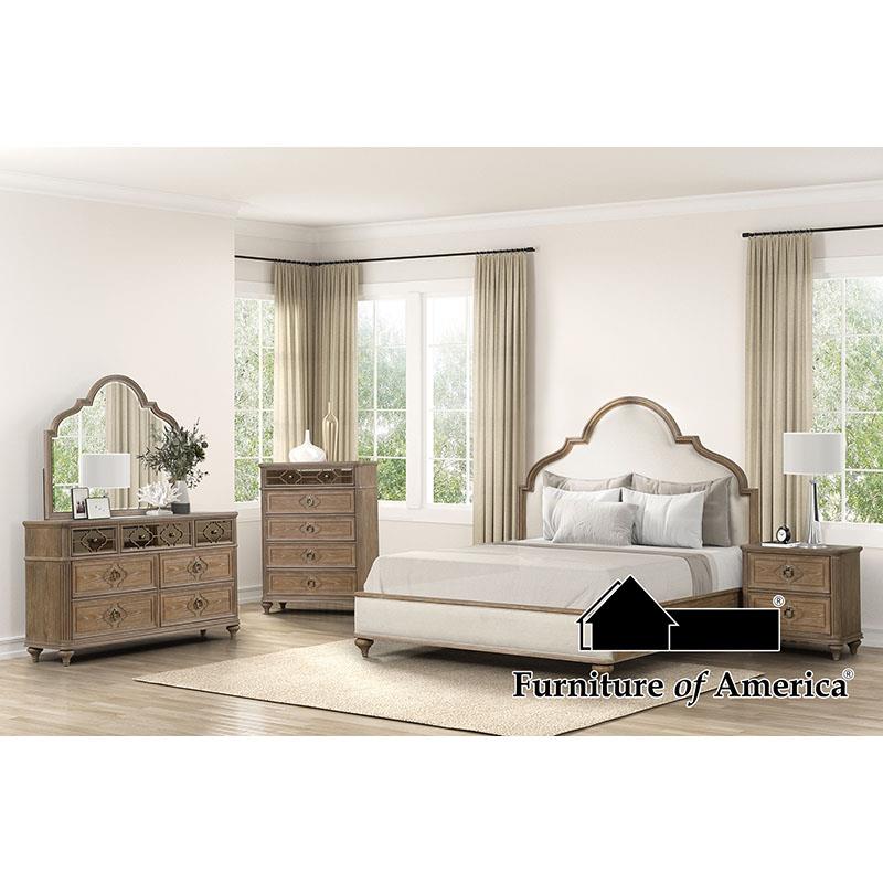 Furniture of America Lyris 5 Pc. Queen Bedroom Set w/ Chest
