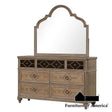 Furniture of America Lyris Mirror, Rustic Oak