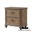 Furniture of America Lyris Nightstand, Rustic Oak