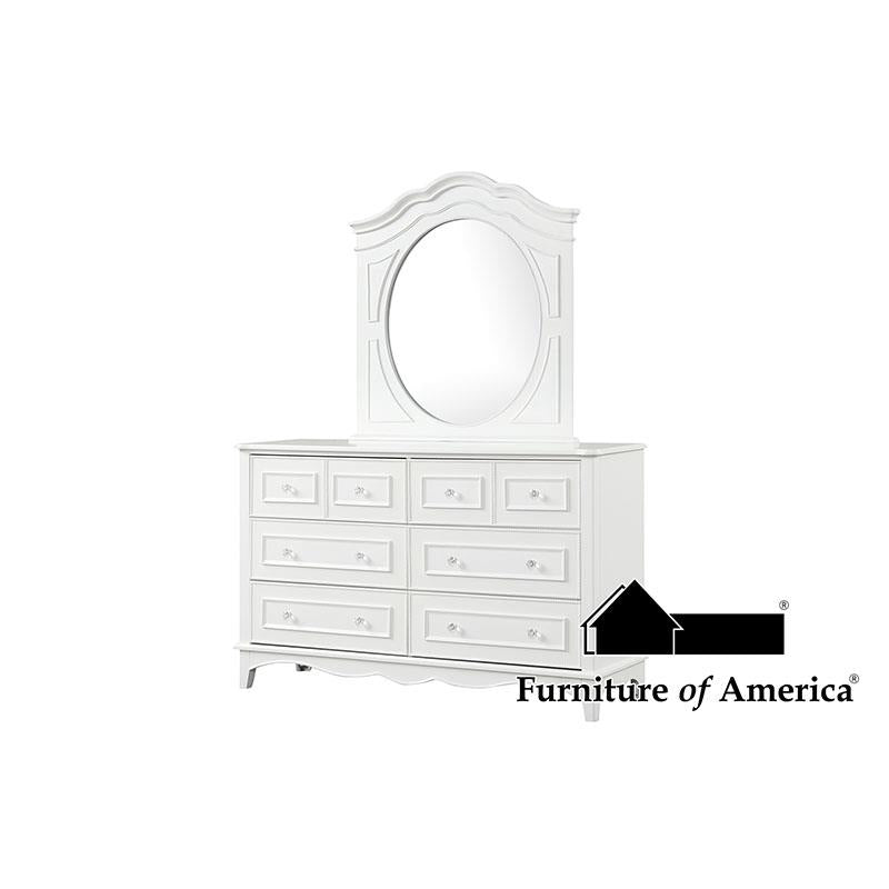 Furniture of America Naucalpan Mirror, White