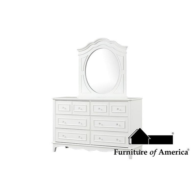 Furniture of America Naucalpan Mirror, White