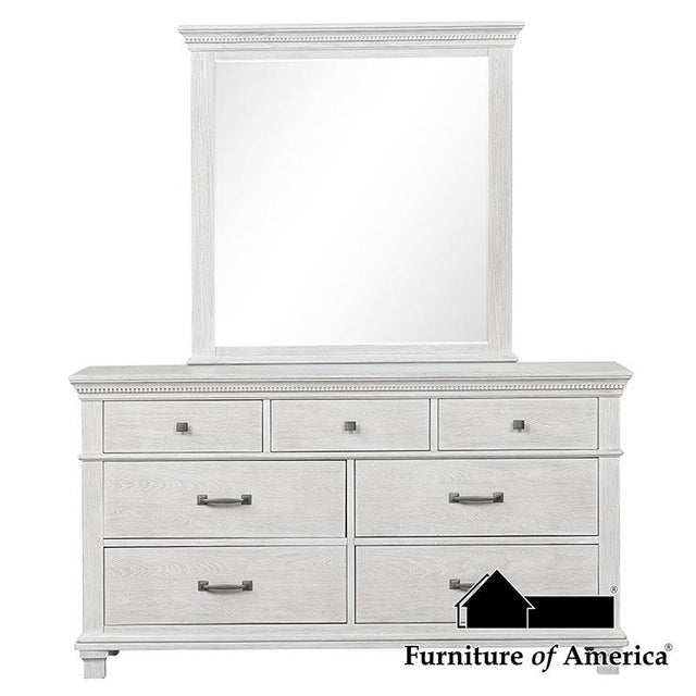 Furniture of America Swanley Dresser, Weathered Gray