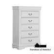 Furniture of America Louis Philippe Chest, White