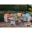 Furniture of America Kimara 3 Pc. Patio Dining Set, Gray