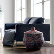 Furniture of America Mezzanotte Loveseat, Midnight Blue