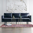 Furniture of America Mezzanotte Sofa, Midnight Blue