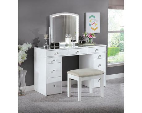 Furniture of America Louise Vanity w/ Stool