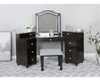 Furniture of America Tracie Vanity Set, Obsidian Gray