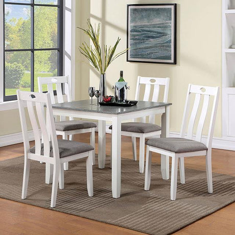 Furniture of America Dunseith 5 Pc. Dining Table Set
