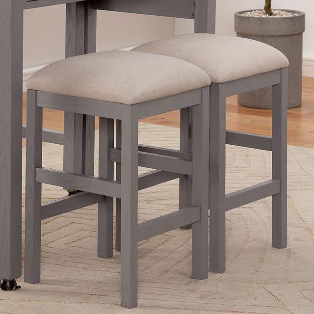 Furniture of America Whitehall Counter Ht. Stool (2/CTN)