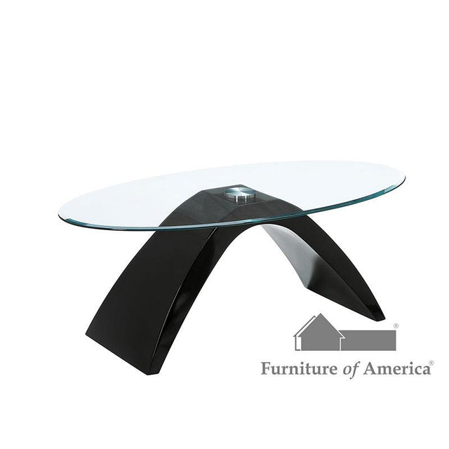 Furniture of America Nahara Coffee Table, Black