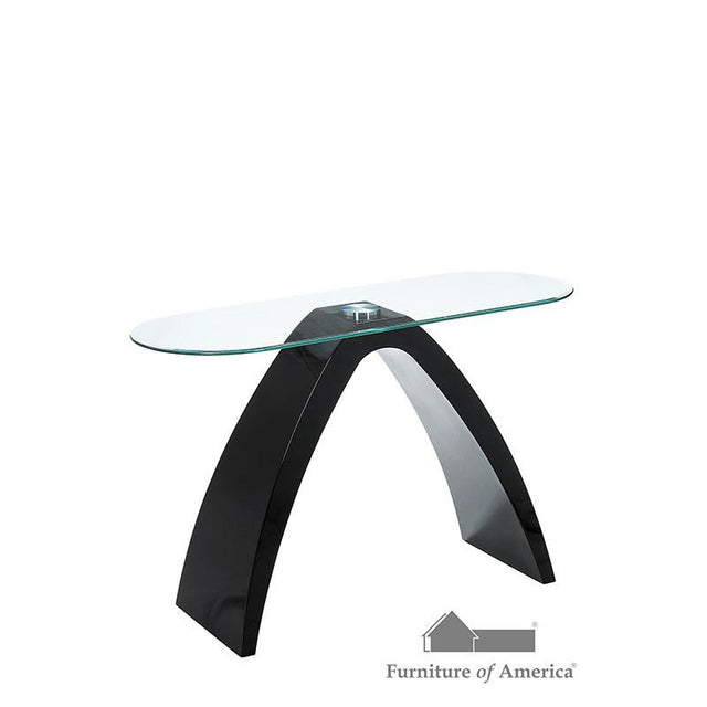 Furniture of America Nahara Sofa Table, Black