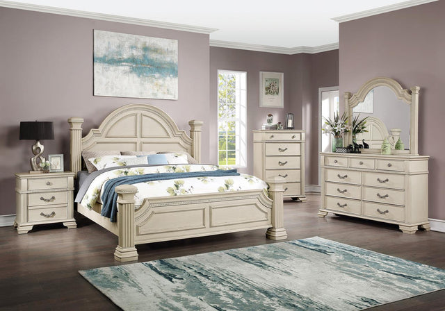Furniture of America Pamphilos Dresser, Antique White
