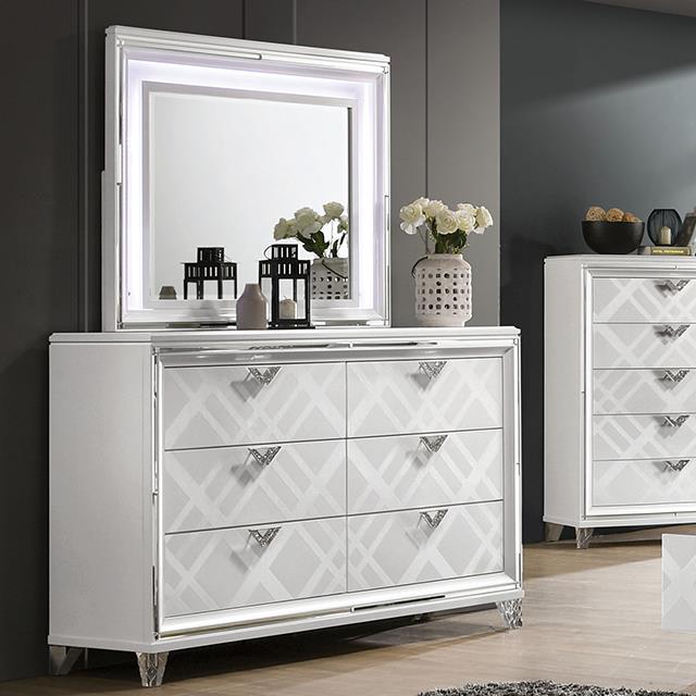 Furniture of America Emmeline Dresser, White