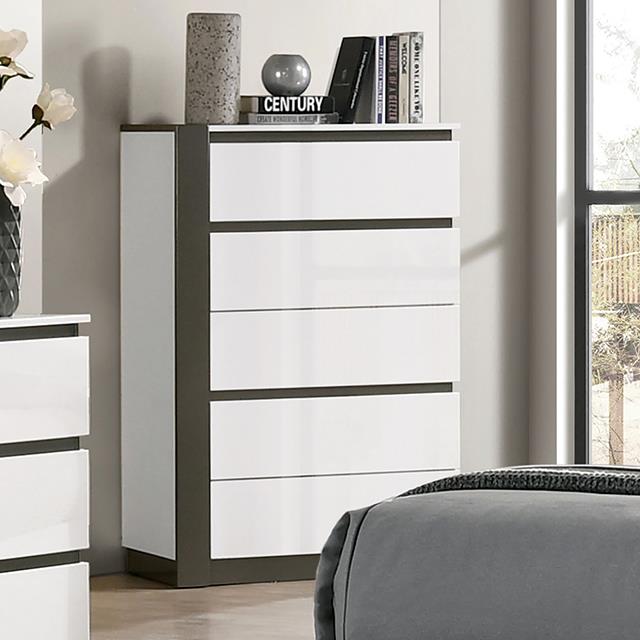 Furniture of America Birsfelden Chest, White