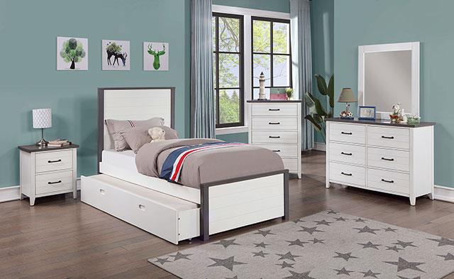 Furniture of America Priam 4 Pc. Twin Bedroom Set