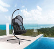 Furniture of America Breeze Swing Chair, Black