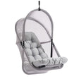 Furniture of America Breeze Swing Chair, Light Gray