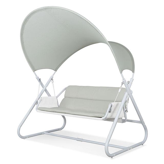Furniture of America Sandor Swing Chair, White
