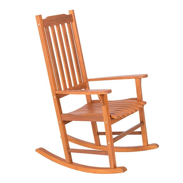 Furniture of America Moose Rocking Chair, Natural
