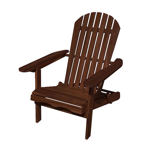 Furniture of America Elk Adirondrack Chair, Dark Brown