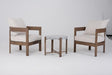 Furniture of America Lotus 3 Pc. Patio Set, Natural/Beige