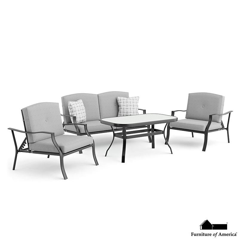 Furniture of America Palma 4 Pc. Conversation Set