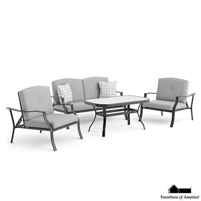 Furniture of America Palma 4 Pc. Conversation Set
