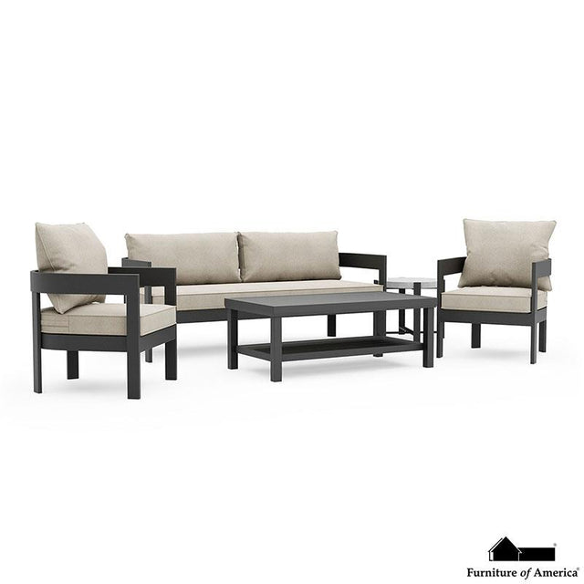 Furniture of America Lotus 5 Pc. Conversation Set