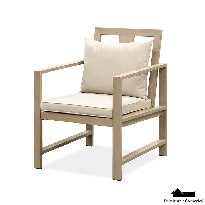 Furniture of America Bordeaux Arm Chair (2/CTN)