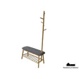 Furniture of America Mosier Hall Tree w/ Bench & Shoe Storage