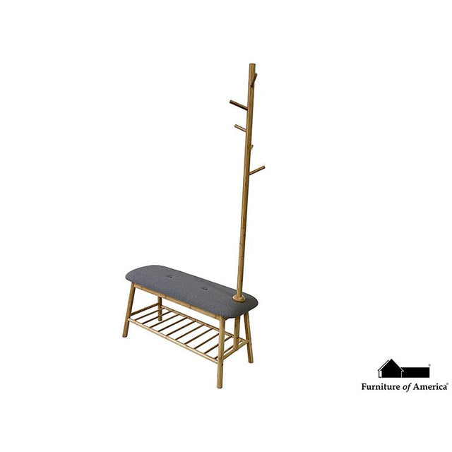 Furniture of America Mosier Hall Tree w/ Bench & Shoe Storage