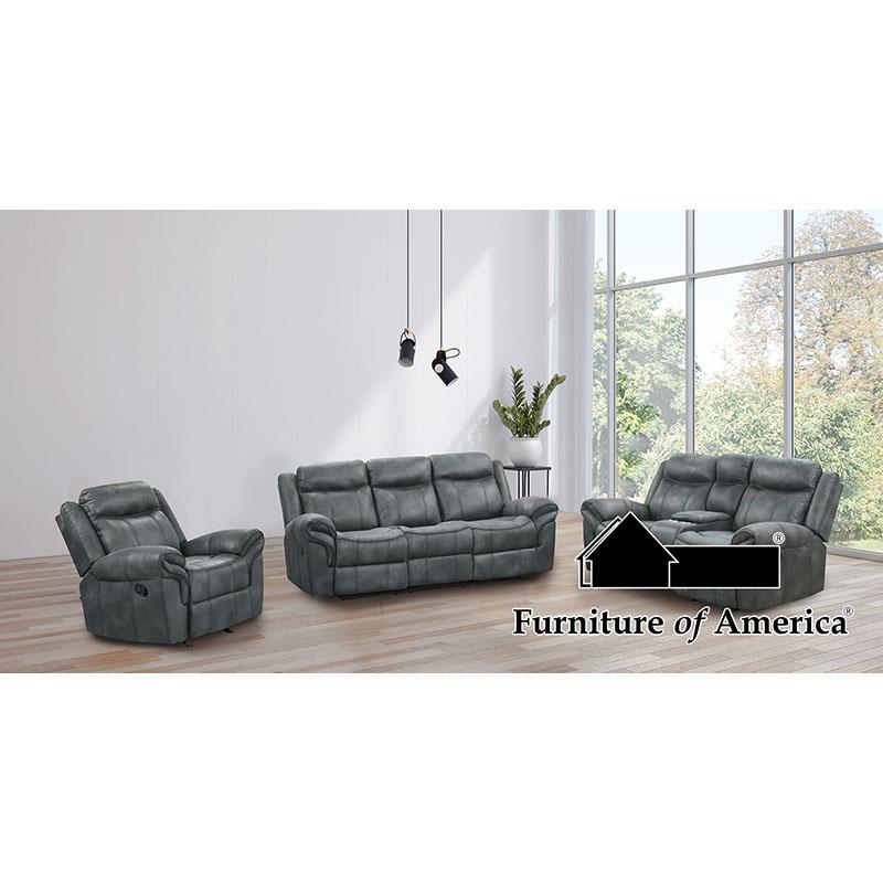 Furniture of America Agata Sofa + Loveseat + Chair