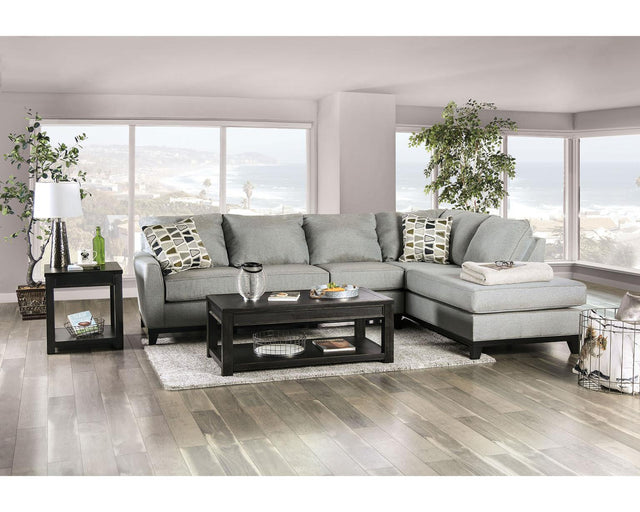 Furniture of America Bridie Sectional, Gray