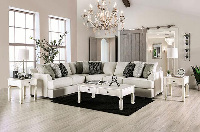 Furniture of America Gunnersbury Sectional, Beige