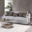 Furniture of America Skyline Sofa, Light Gray/Brown