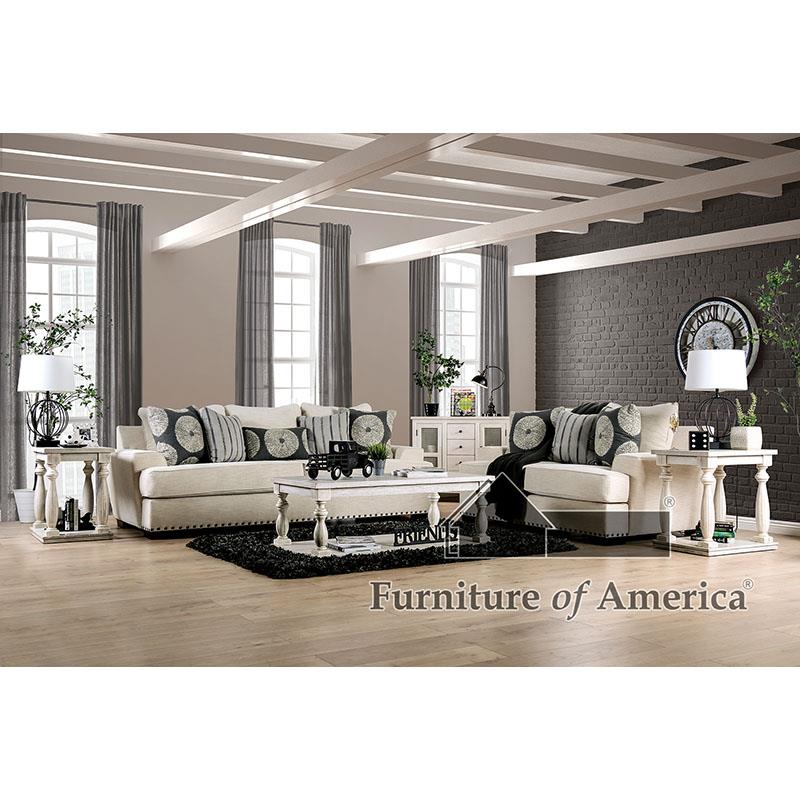 Furniture of America Germaine Sofa + Loveseat