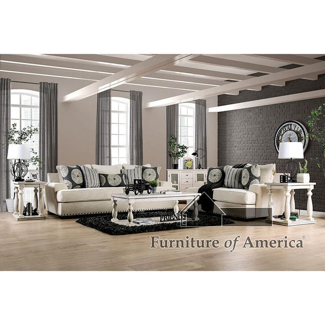 Furniture of America Germaine Sofa + Loveseat