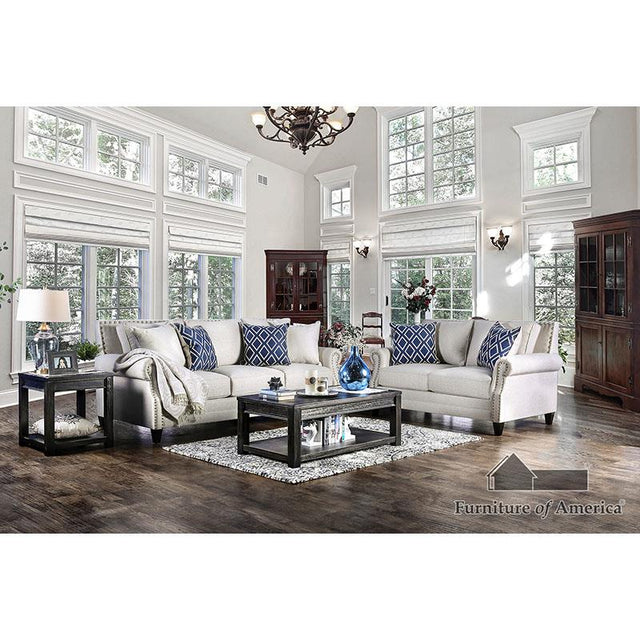 Furniture of America Giovanni Sofa + Loveseat