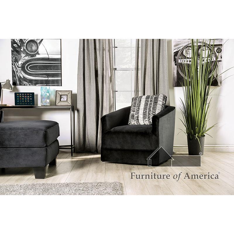 Furniture of America MODBURY Swivel Chair