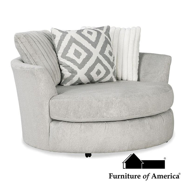 Furniture of America Hermiston Swivel Chair
