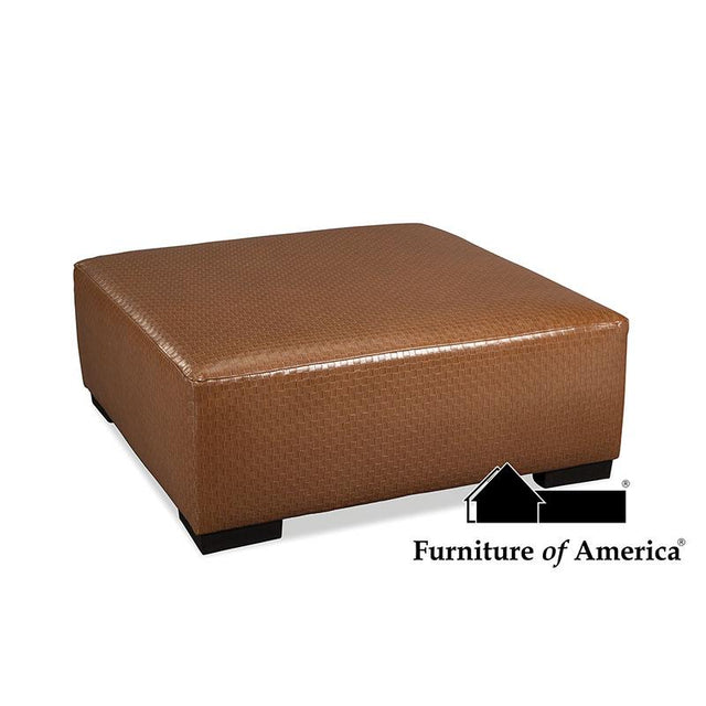 Furniture of America Ulvery Ottoman, Brown