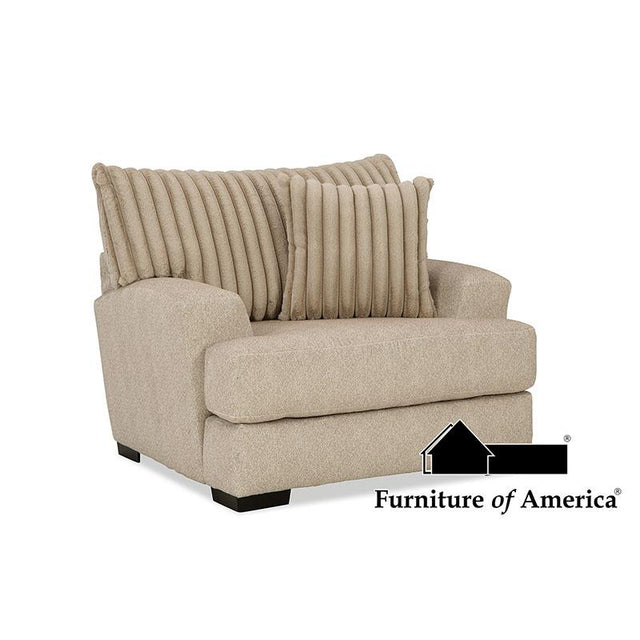 Furniture of America Loughlin Chair, Light Brown