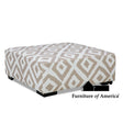 Furniture of America Loughlin Ottoman, Light Brown