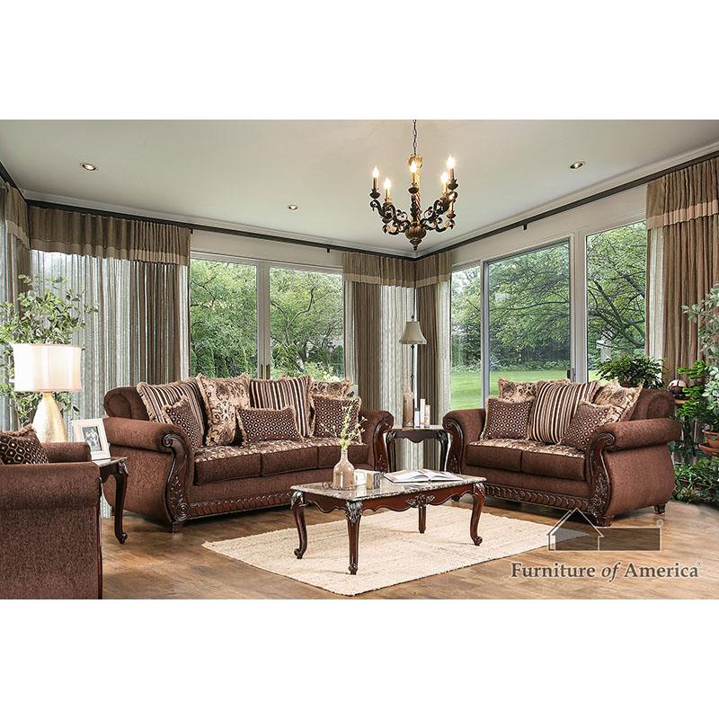 Furniture of America Tabitha Chair, Brown