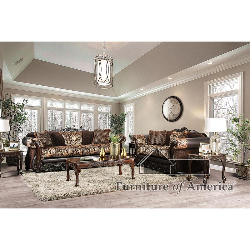 Furniture of America Newdale Sofa + Loveseat