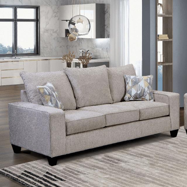 Furniture of America West Action Sofa, Beige
