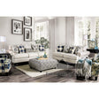 Furniture of America Nash Chair, Checkered