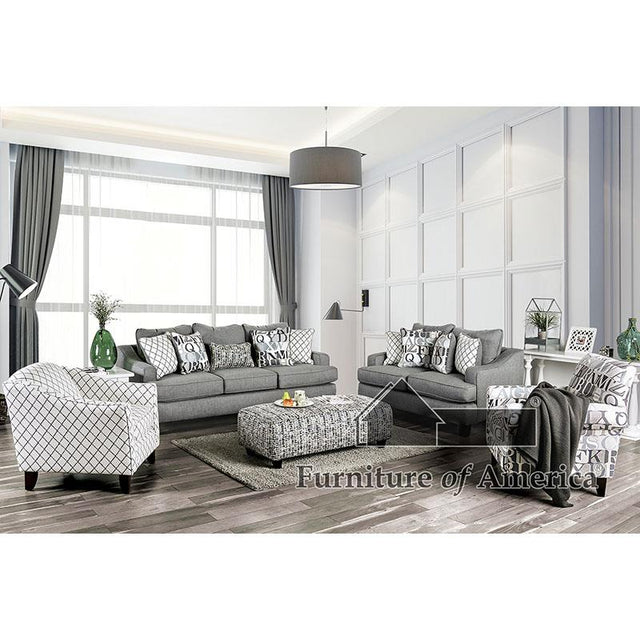 Furniture of America Verne Sofa + Loveseat